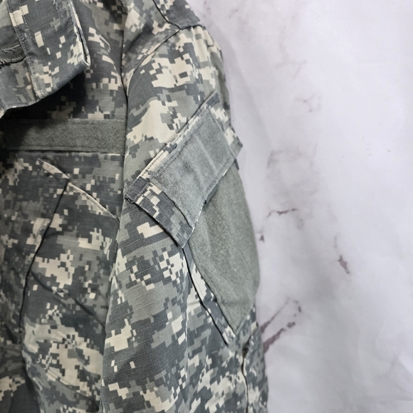 Military Jacket Mens medium short Digital Camo Desert Top Shirt Air Force Army - Picture 7 of 10